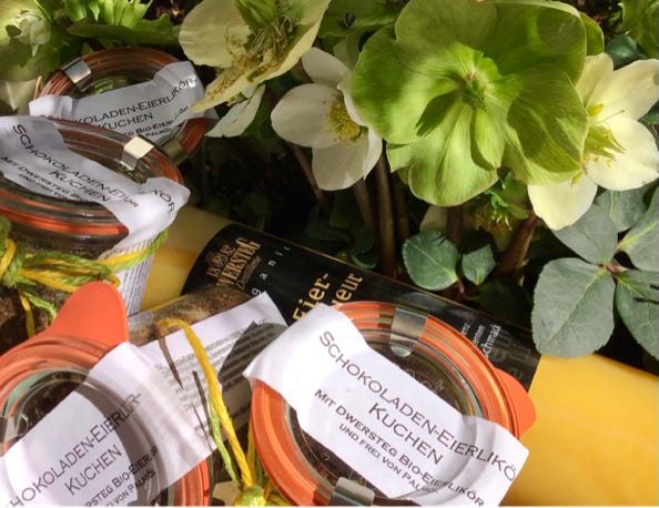 Schokoladen-Eierlikörkuchen in Bio-Qualität