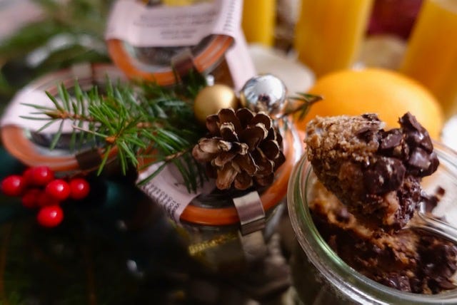 Schoko-Orangenkuchen im Glas von der Bio-Kuchenfee